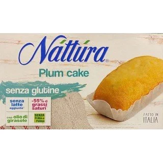 NATTURA PLUM CAKE SENZA GLUTINE CONFEZIONE DA 20 NATTURA PLUM CAKE SENZA GLUTINE CONFEZIONE DA 20