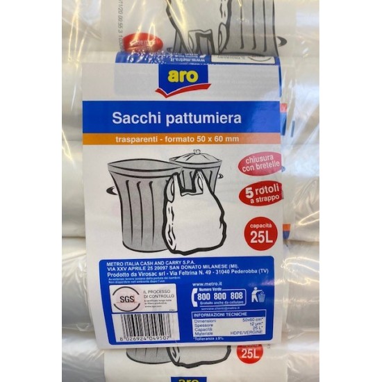 40 SACCHETTI TRASPARENTI 50X60