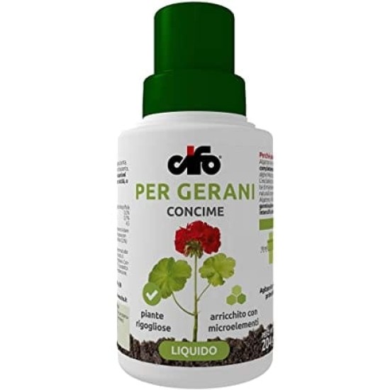 CONCIME LIQUIDO PER GERANI ml 200