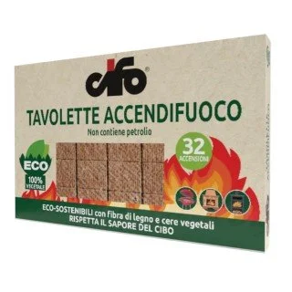 TAVOLETTE ACCENDIFUOCO PZ 32