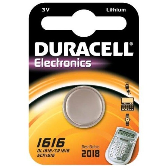 BATTERIA DURACELL 1616