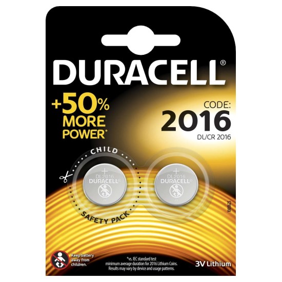 BATTERIA DURACELL 2016