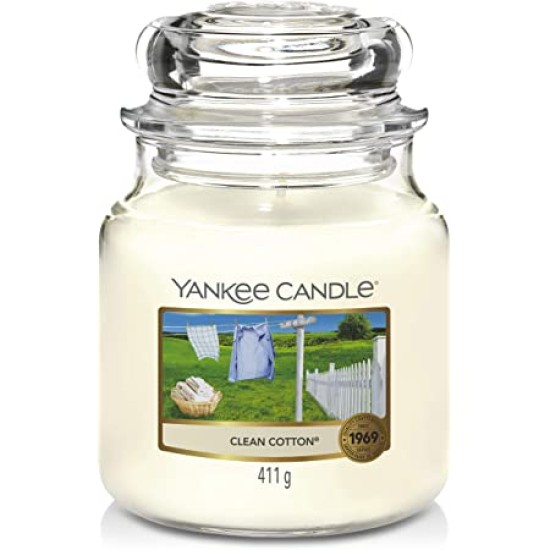 YANKEE CANDLE (GIARA MEDIA)-CLEAN COTTON