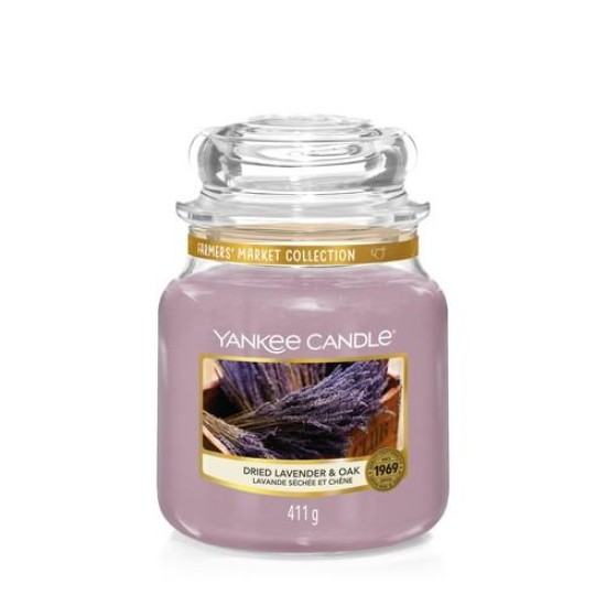 YANKEE CANDLE (GIARA MEDIA)-DRIED LAVENDER 8 OAK