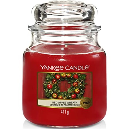 YANKEE CANDLE (GIARA MEDIA)-RED APPLE WREATH