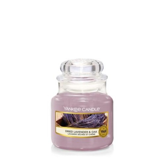  YANKEE CANDLE (GIARA PICCOLA)-DRIED LAVENDER 8 OAK