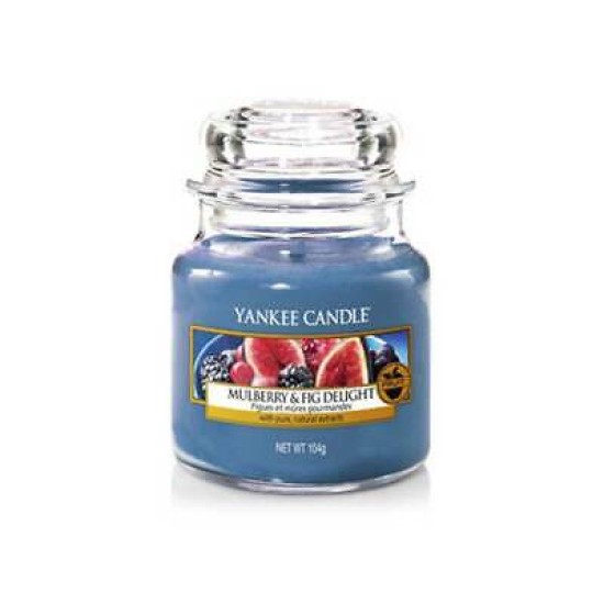  YANKEE CANDLE (GIARA PICCOLA)-MULBERRY 8 FIG DELIGHT