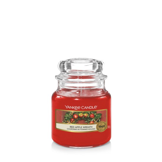  YANKEE CANDLE (GIARA PICCOLA)-RED APPLE WREATH