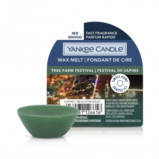 YANKEE CANDLE (SCIOGLI CANDELA)-TREE FARM FESTIVAL