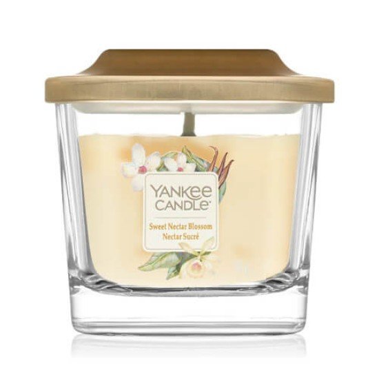  YANKEE CANDLE (CANDELA QUADRATA PICCOLA)-SWEET NECTAR BLOSSOM