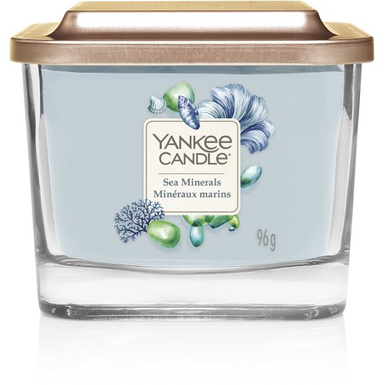  YANKEE CANDLE (CANDELA QUADRATA PICCOLA)-SEA MINERALS 