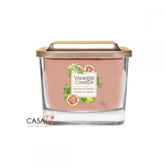  YANKEE CANDLE (CANDELA QUADRATA PICCOLA)-JASMINE&POMELO