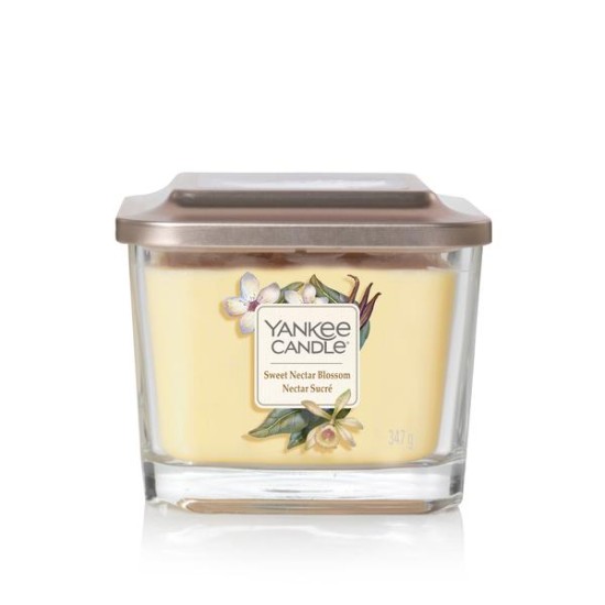 YANKEE CANDLE (CANDELA QUADRATA MEDIA)-SWEET NECTAR BLOSSOM