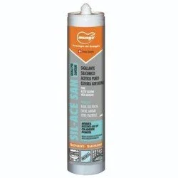 SILICONE ACETICO TRASPARENTE CARTUCCIA X PISTOLA MUNGO